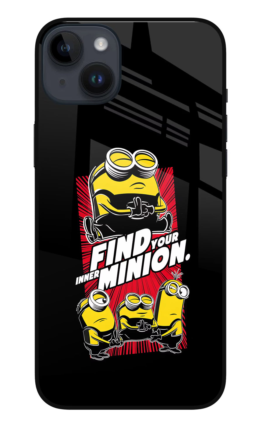 Find your inner Minion iPhone 14 Plus Back Cover, Metal case