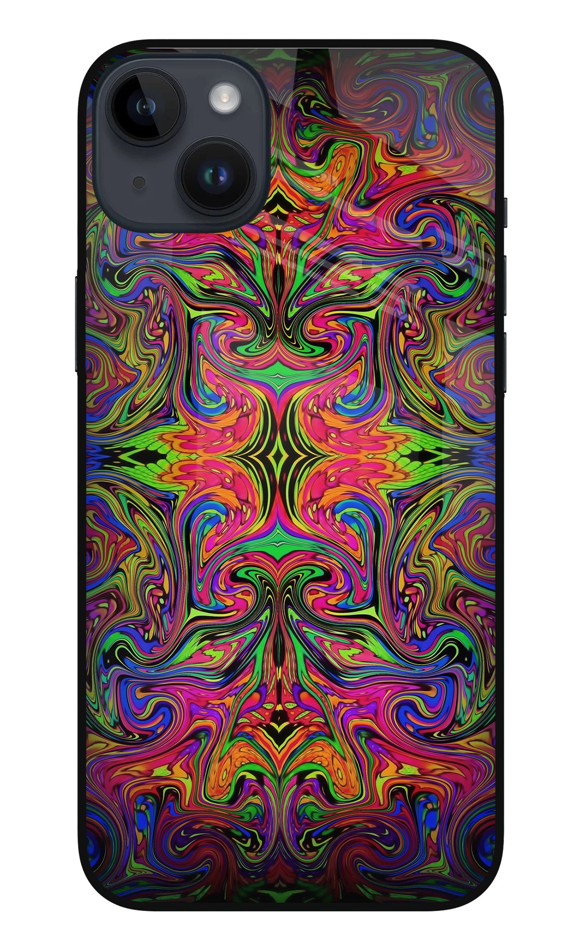 Psychedelic Art iPhone 14 Plus Back Cover