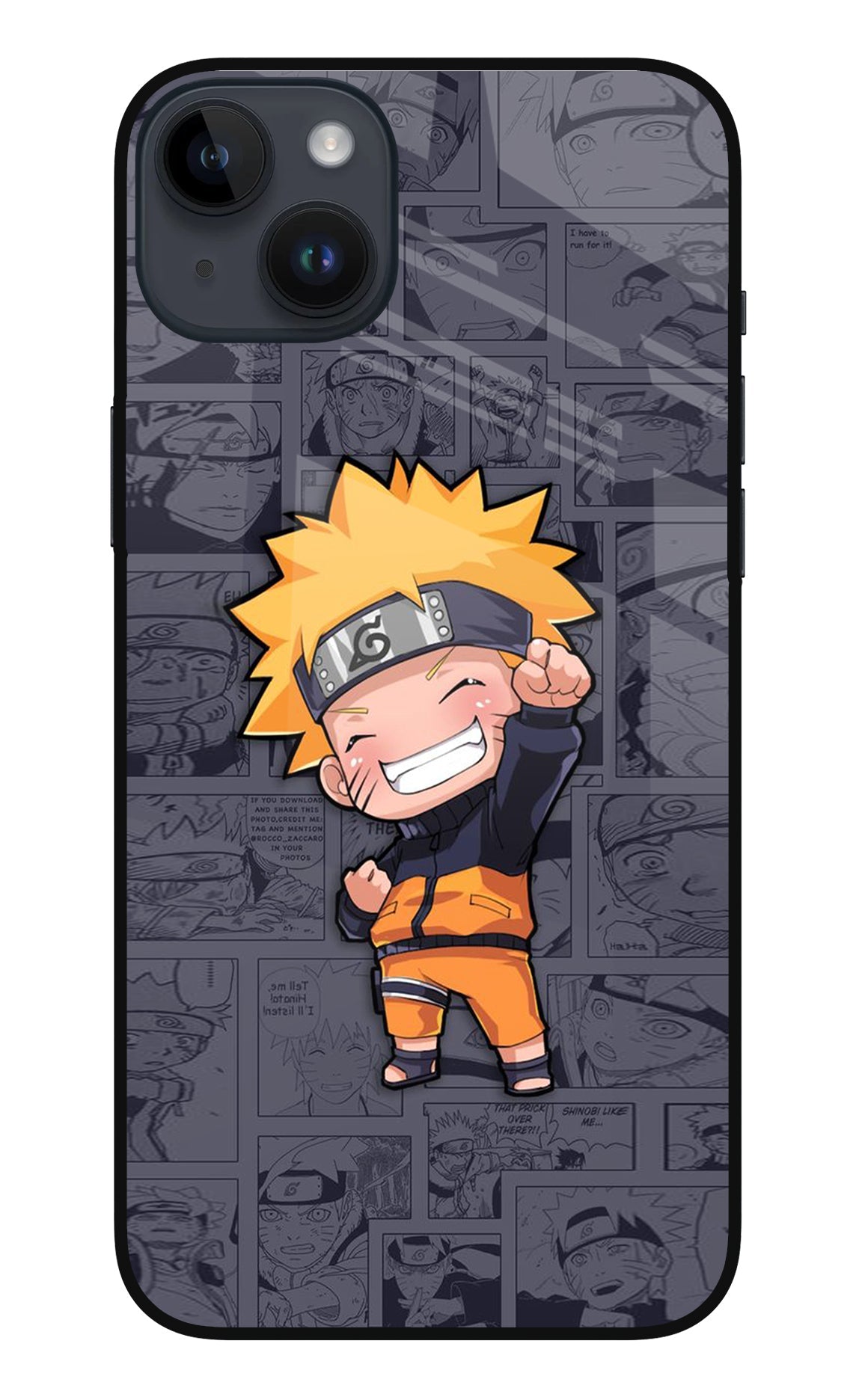 Chota Naruto iPhone 14 Plus Glass Case