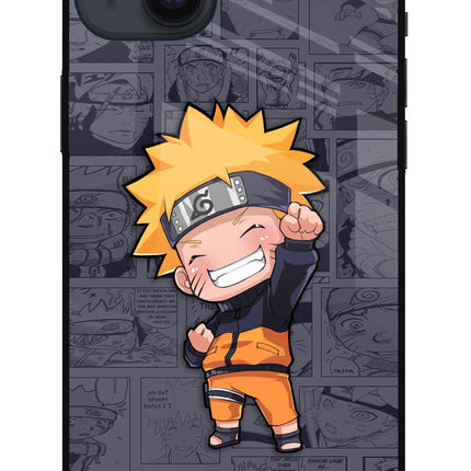 Chota Naruto iPhone 14 Plus Glass Case