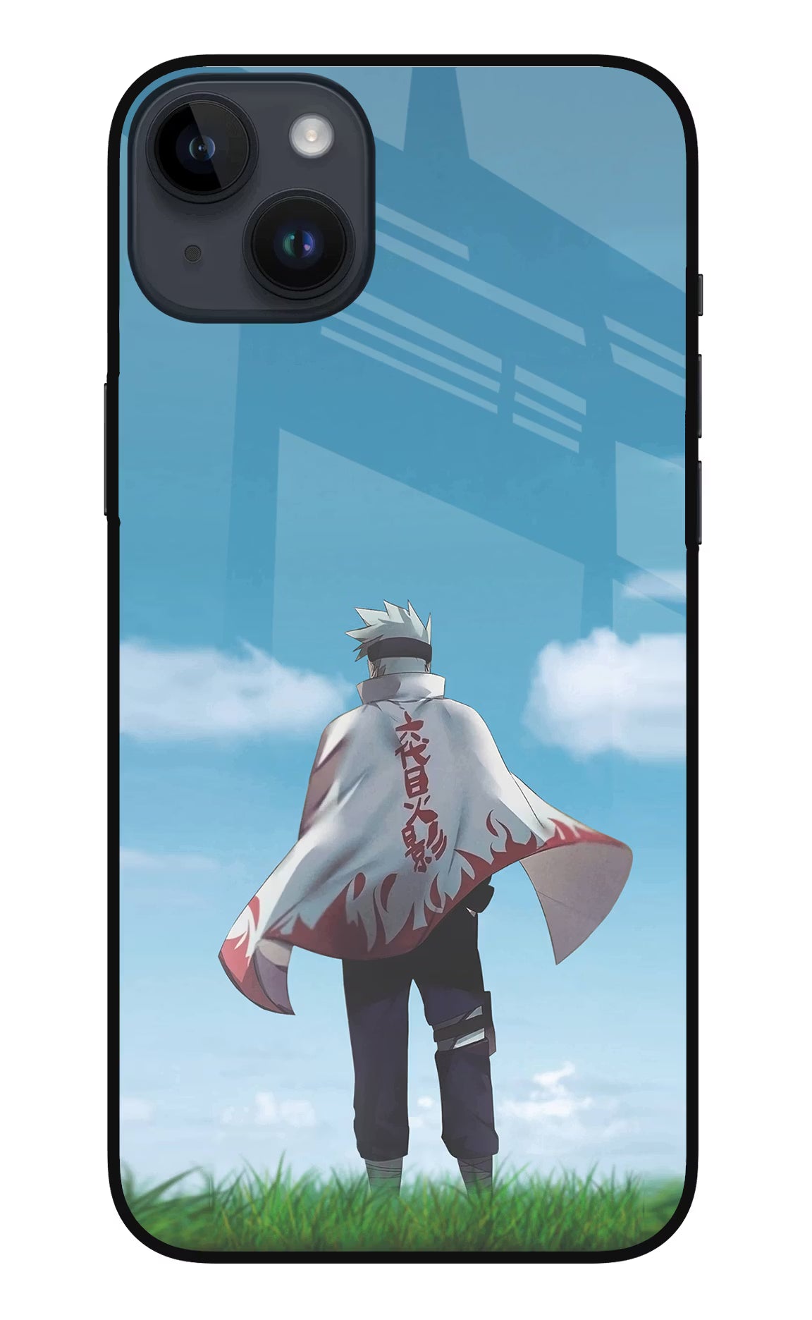 Kakashi iPhone 14 Plus Glass Case Back Cover by Casekaro