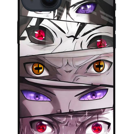 Naruto Anime iPhone 14 Plus Glass Case Back Cover by Casekaro