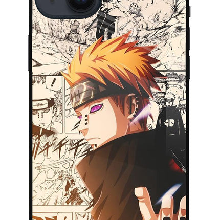 Pain Anime iPhone 14 Plus Glass Case Back Cover by Casekaro