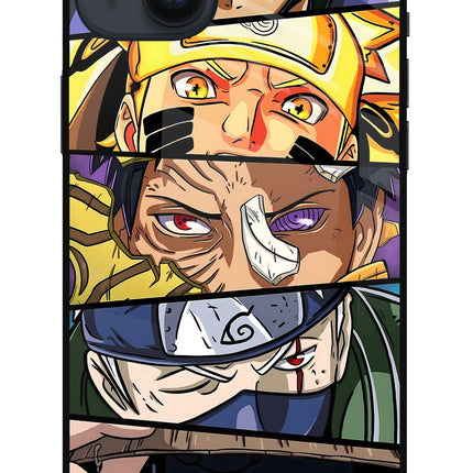 Naruto Character iPhone 14 Plus Glass Case Back Cover by Casekaro