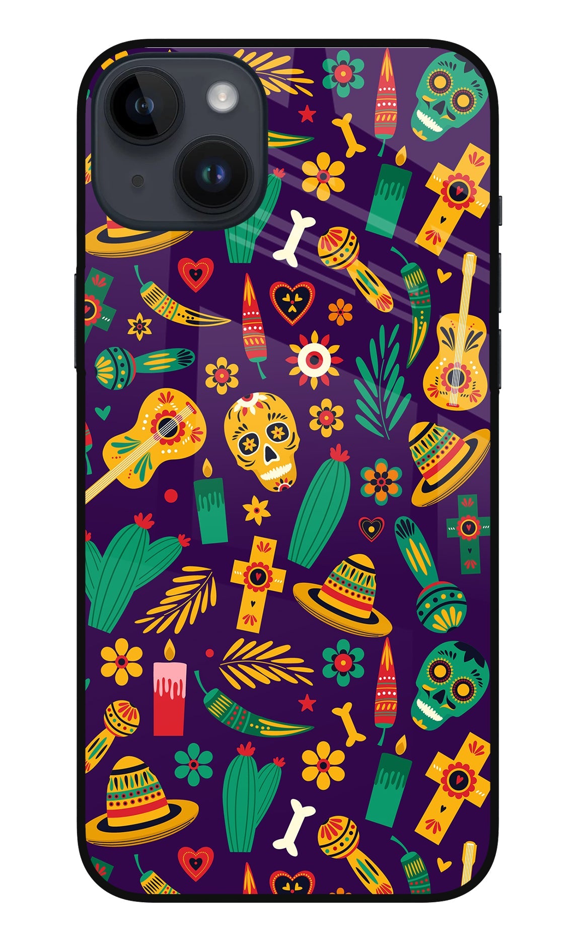 Mexican Artwork iPhone 14 Plus Back Cover