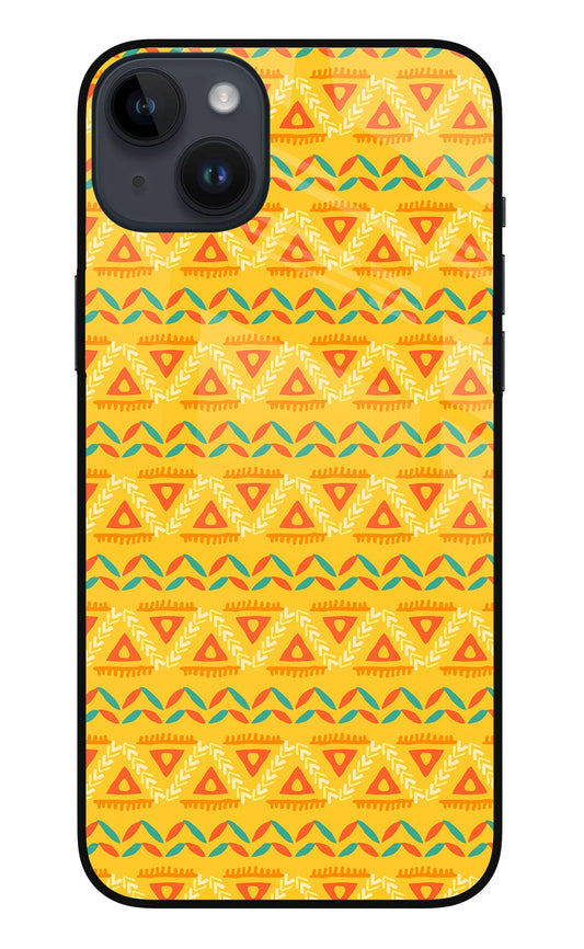 Tribal Pattern iPhone 14 Plus Glass Case