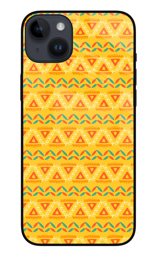 Tribal Pattern iPhone 14 Plus Glass Case
