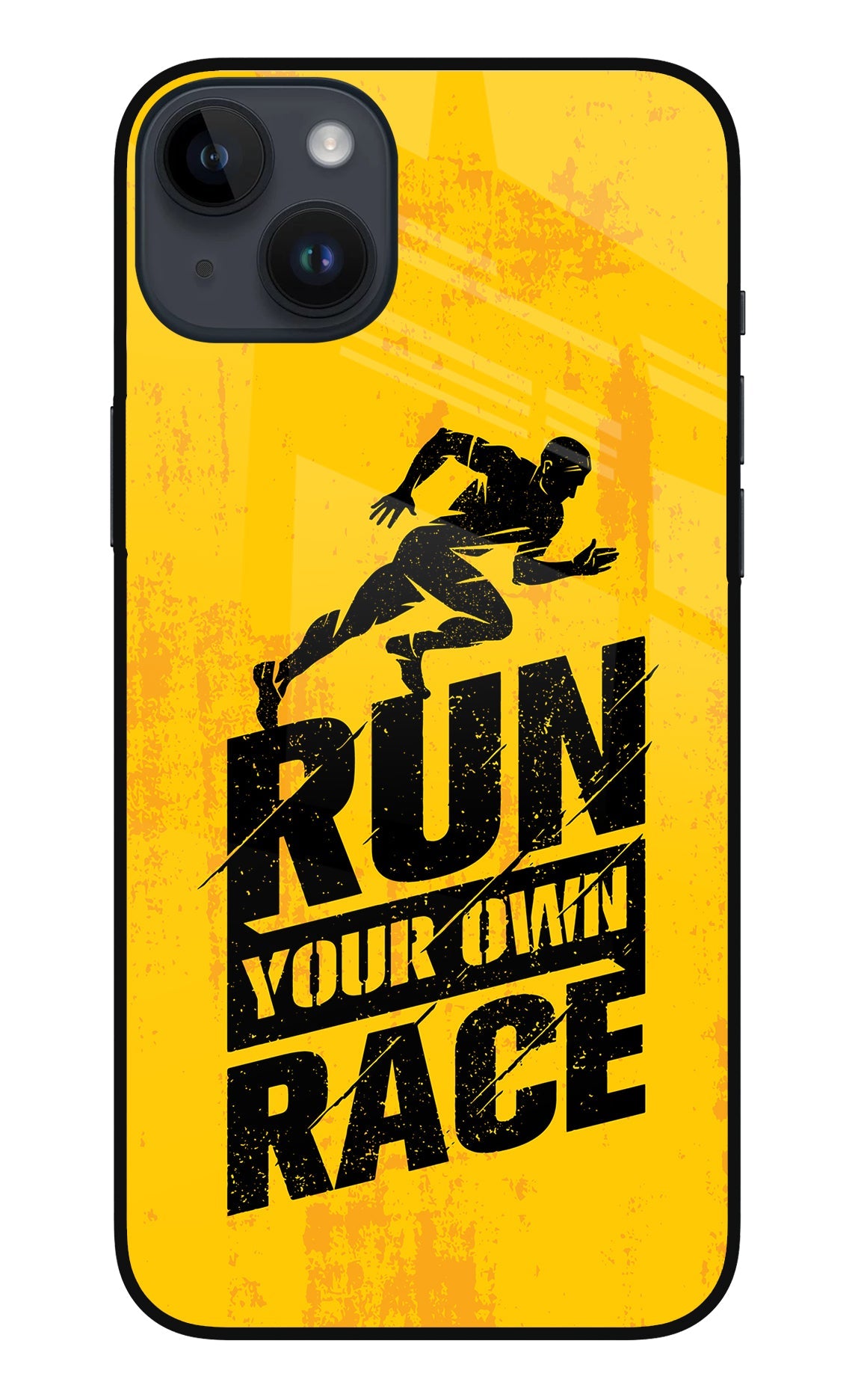 Run Your Own Race iPhone 14 Plus Back Cover