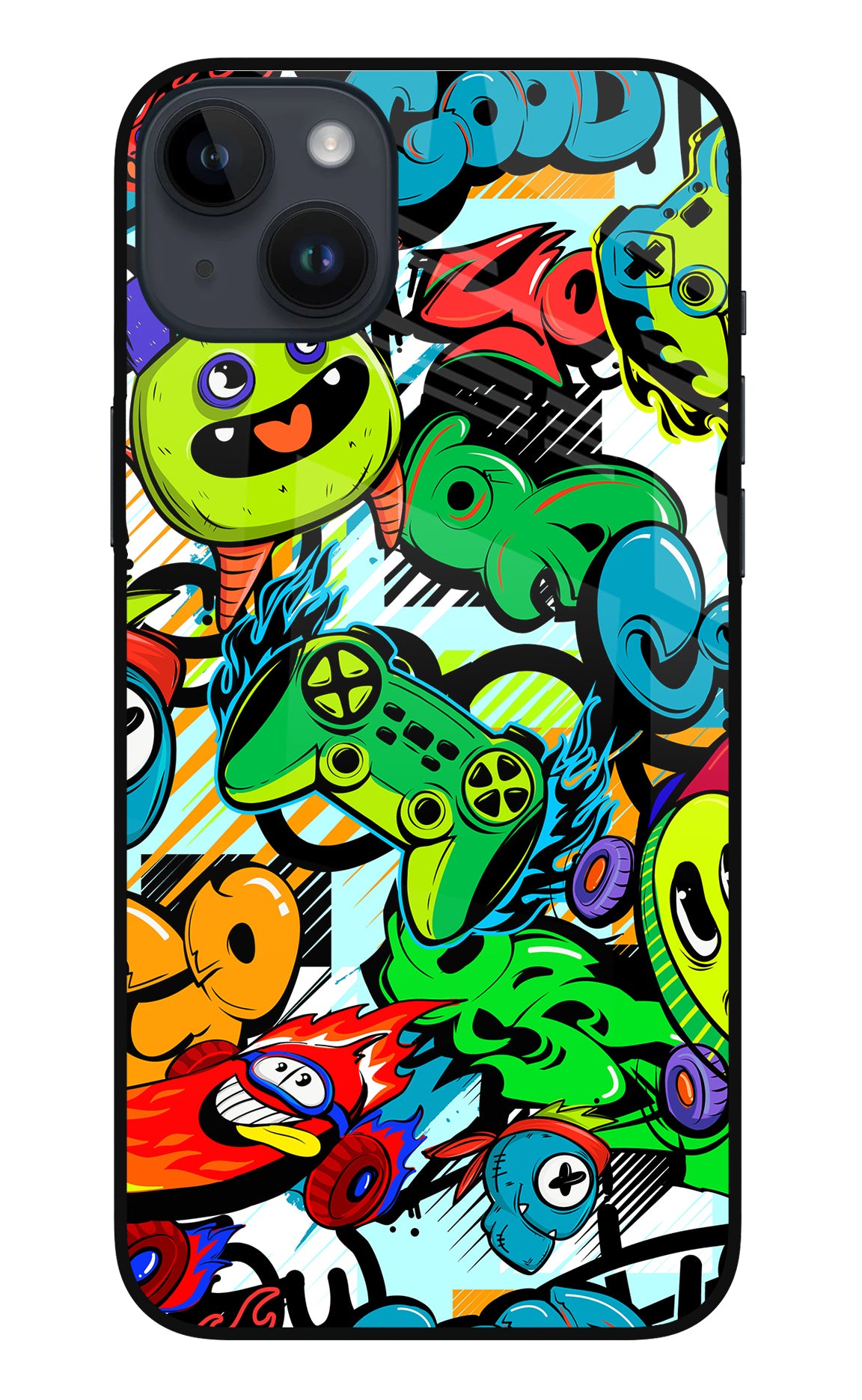 Game Doodle iPhone 14 Plus Back Cover
