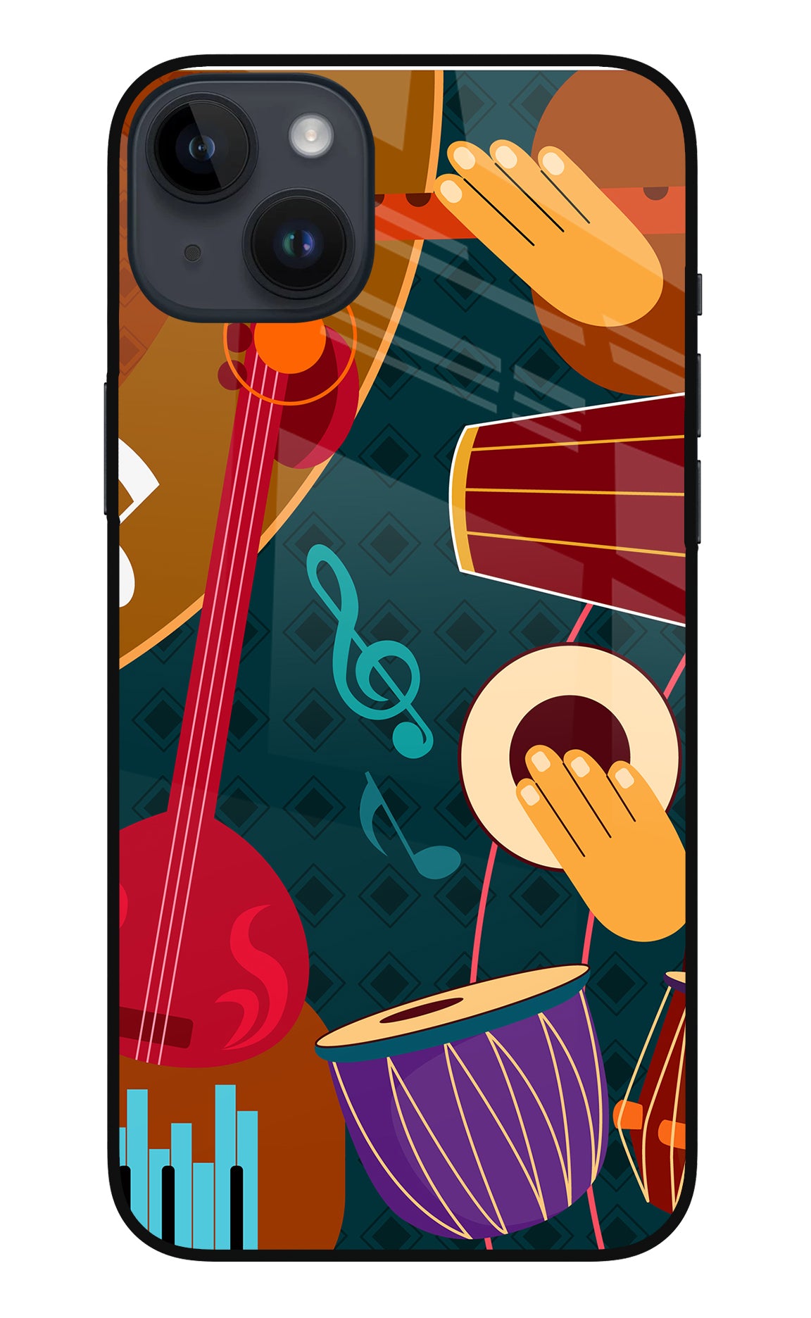 Music Instrument iPhone 14 Plus Back Cover