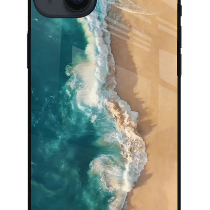 Ocean Beach iPhone 14 Plus Glass Case