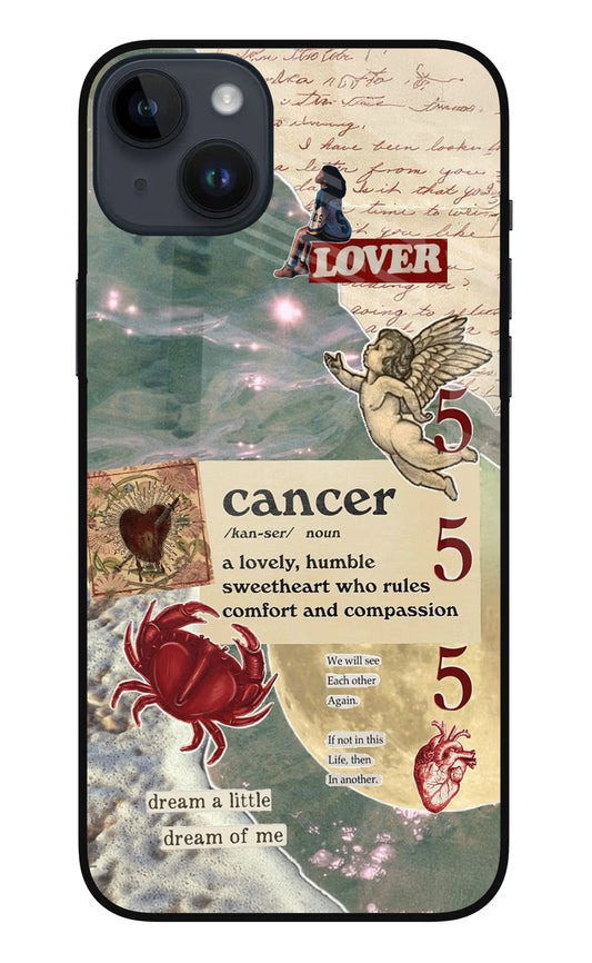 Cancer Zodiac iPhone 14 Plus Glass Case