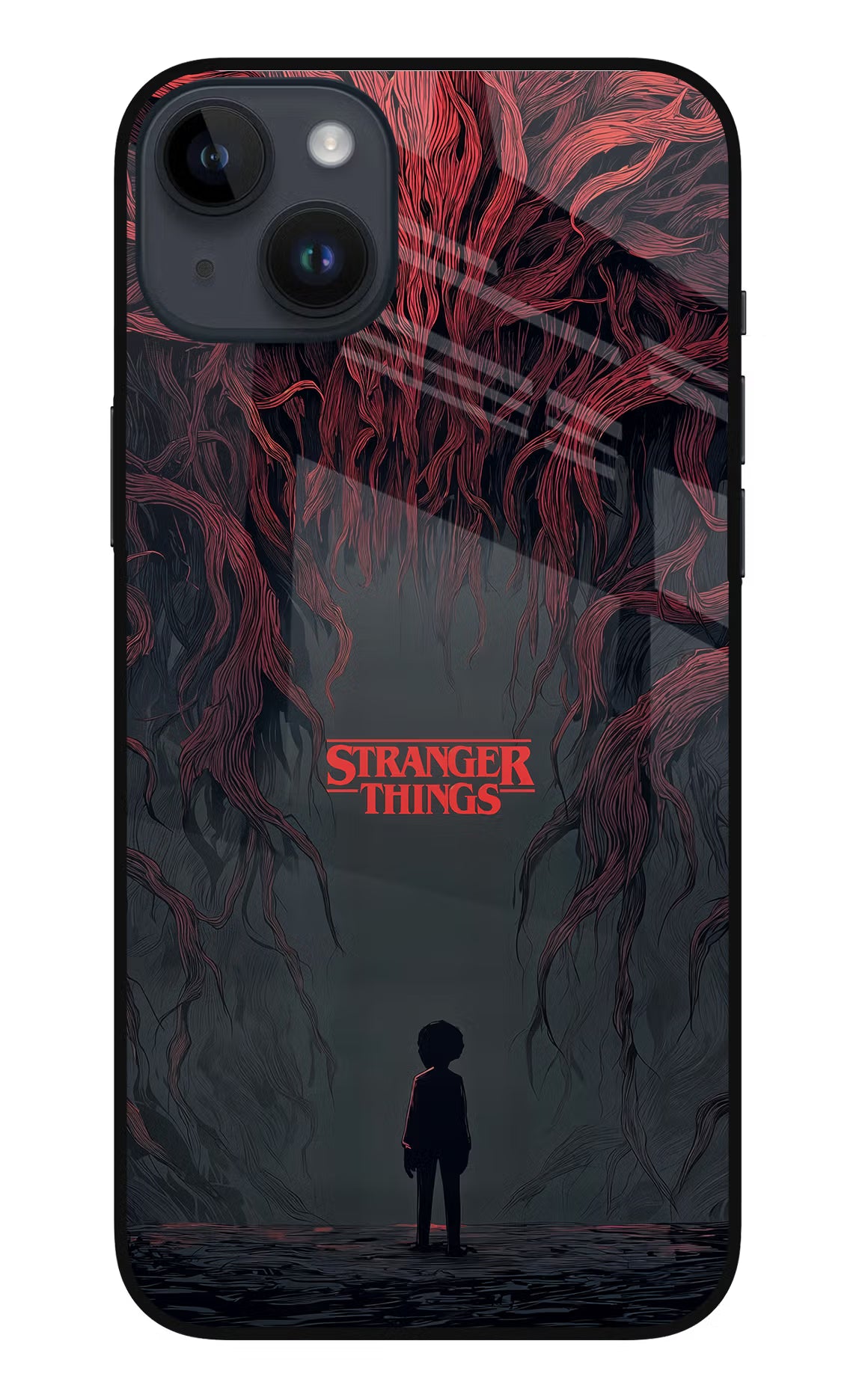 Ordinary Things Dark Side iPhone 14 Plus Glass Case Back Cover by Casekaro