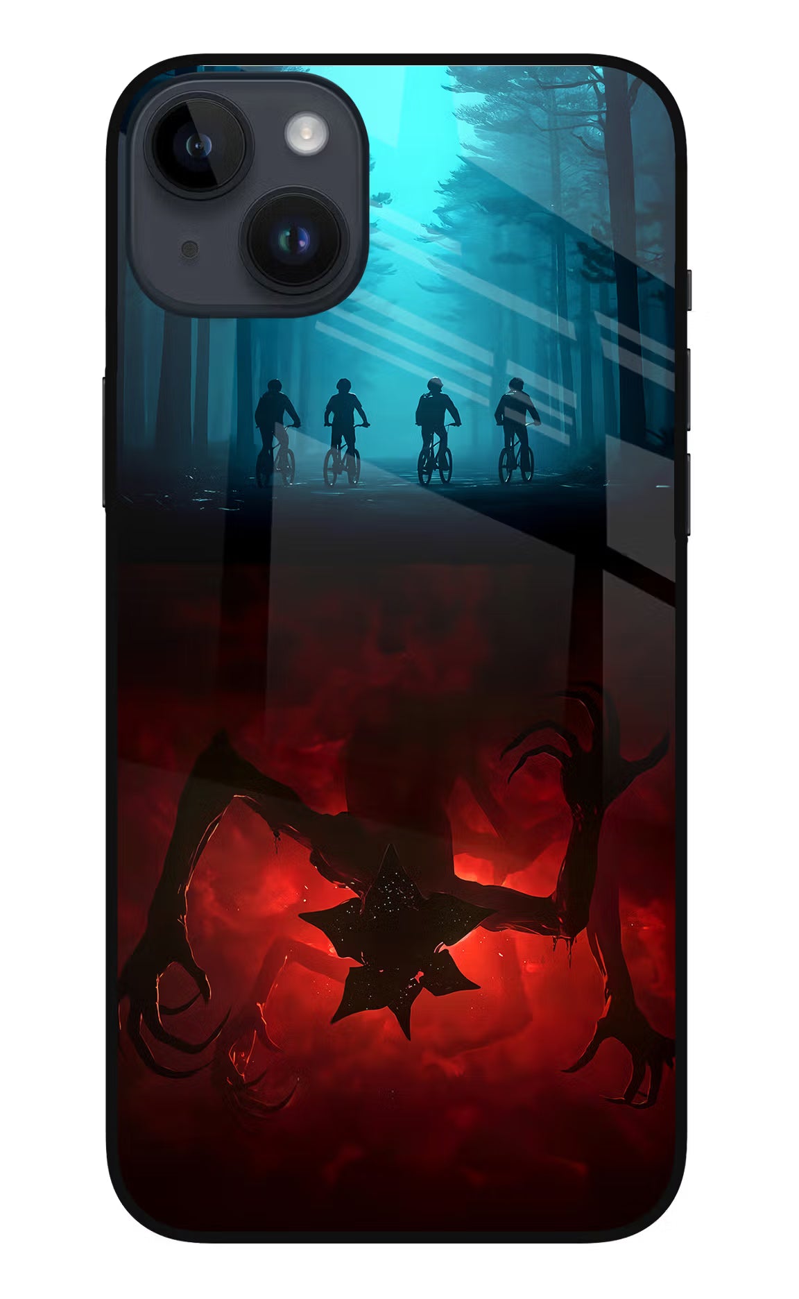 Ordinary Things Downside Up iPhone 14 Plus Glass Case Back Cover by Casekaro