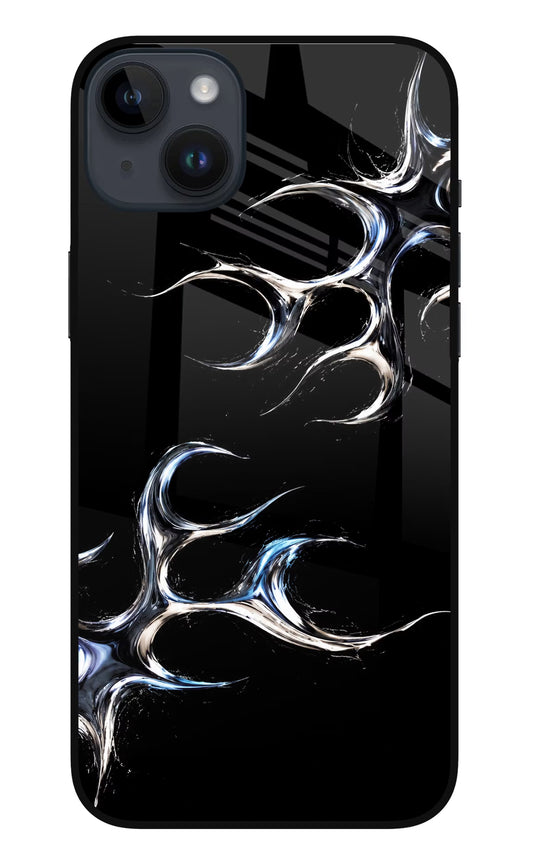 Chrome Tribal iPhone 14 Plus Glass Case