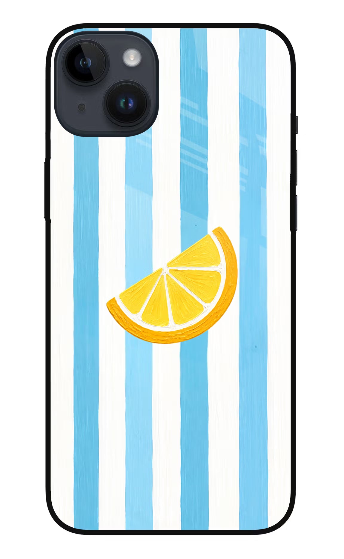 Summer Lemon iPhone 14 Plus Glass Case