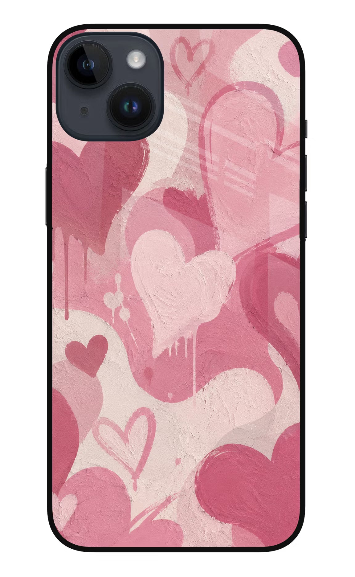 Hearty case iPhone 14 Plus Glass Case Back Cover by Casekaro