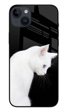 Snow Gaze iPhone 14 Plus Glass Case Back Cover by Casekaro