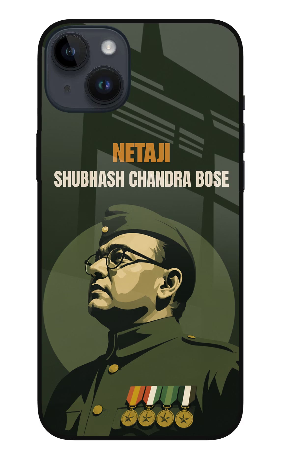 Netaji Legacy iPhone 14 Plus Glass Case