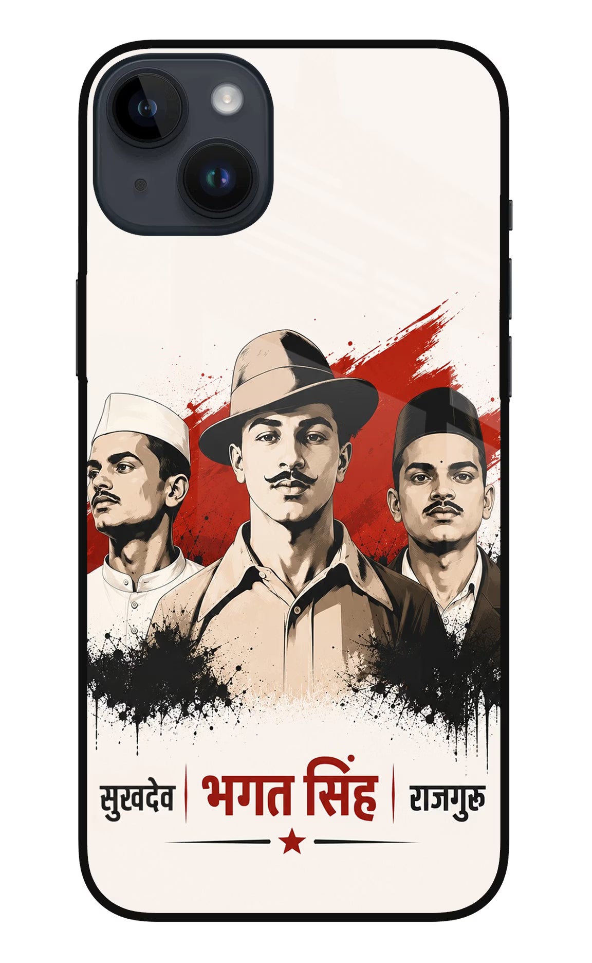 Sardar Patel Iron Will iPhone 14 Plus Glass Case