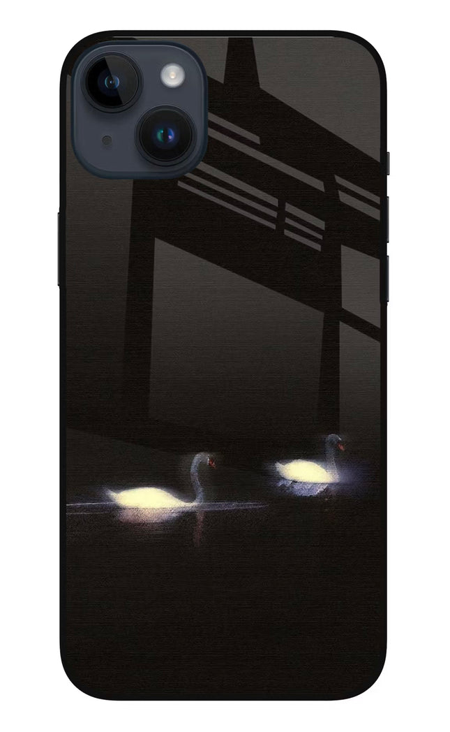 Silent Swans iPhone 14 Plus Glass Case