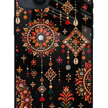 Boho Noir iPhone 14 Plus Glass Case