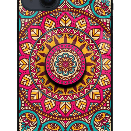 Mandala iPhone 14 Plus Pop Case by Casekaro