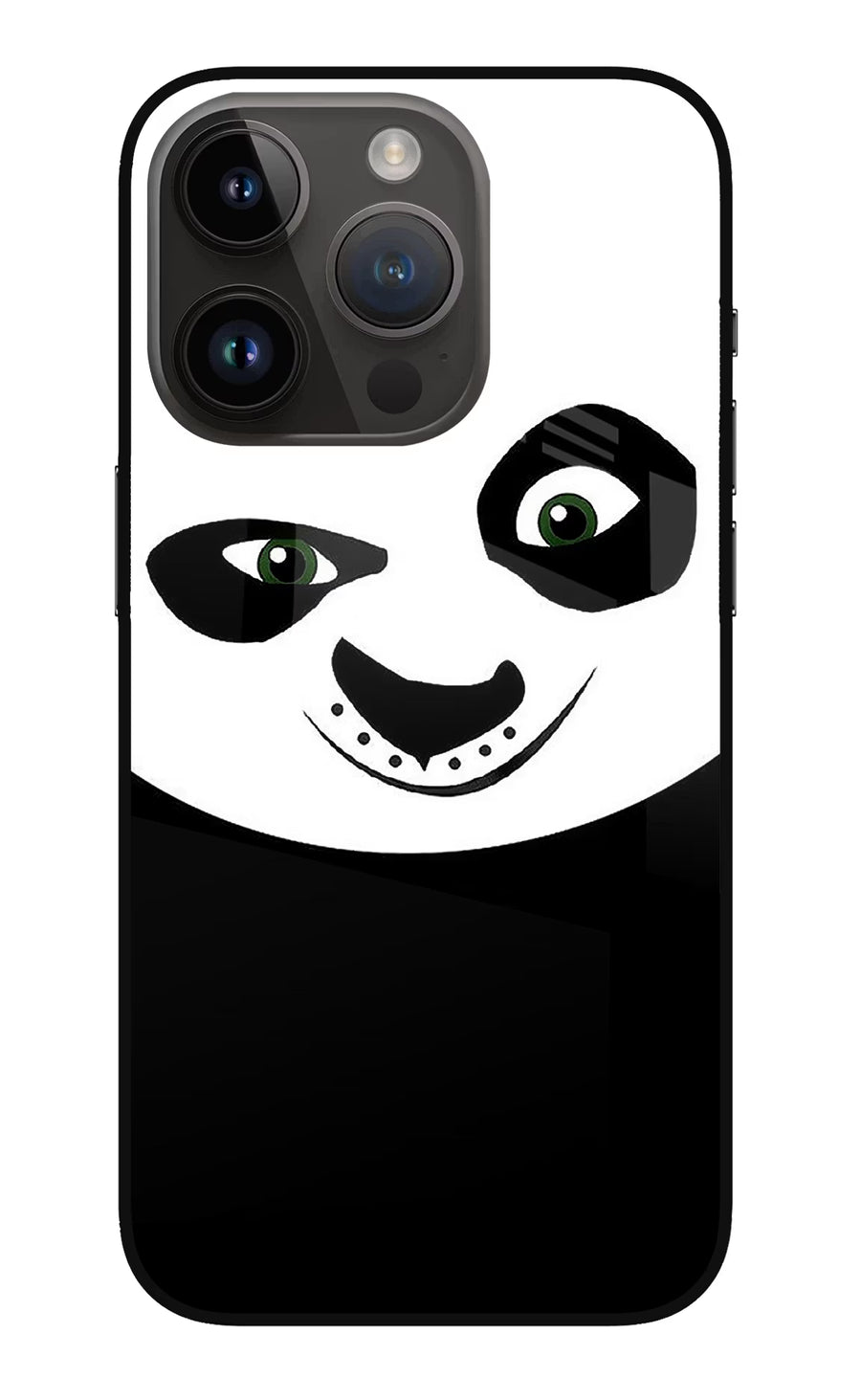 Panda iPhone 14 Pro Back Cover, Metal case