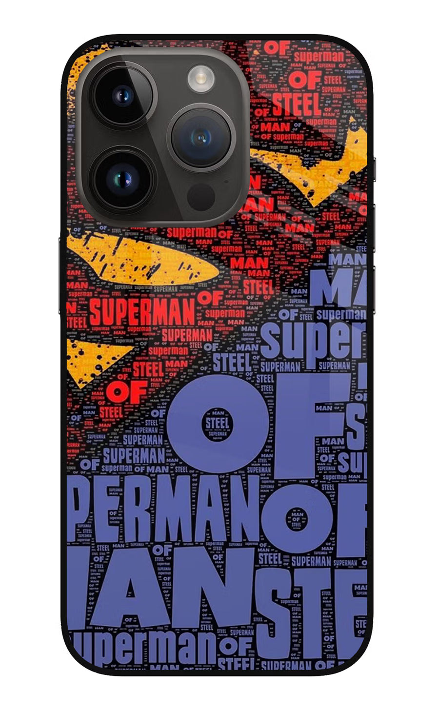Superman iPhone 14 Pro Back Cover, Metal case
