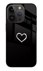 Heart iPhone 14 Pro Glass Case Back Cover by Casekaro