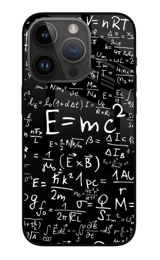 Physics Formula iPhone 14 Pro Glass Case