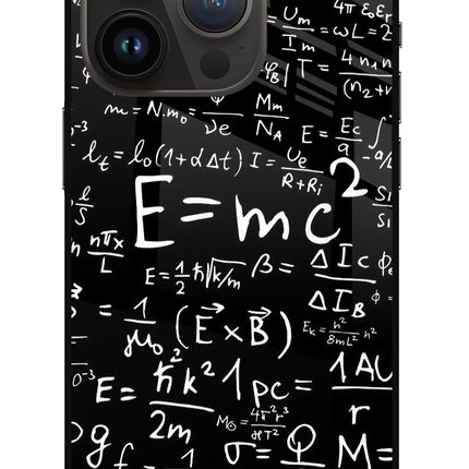Physics Formula iPhone 14 Pro Glass Case Back Cover by Casekaro