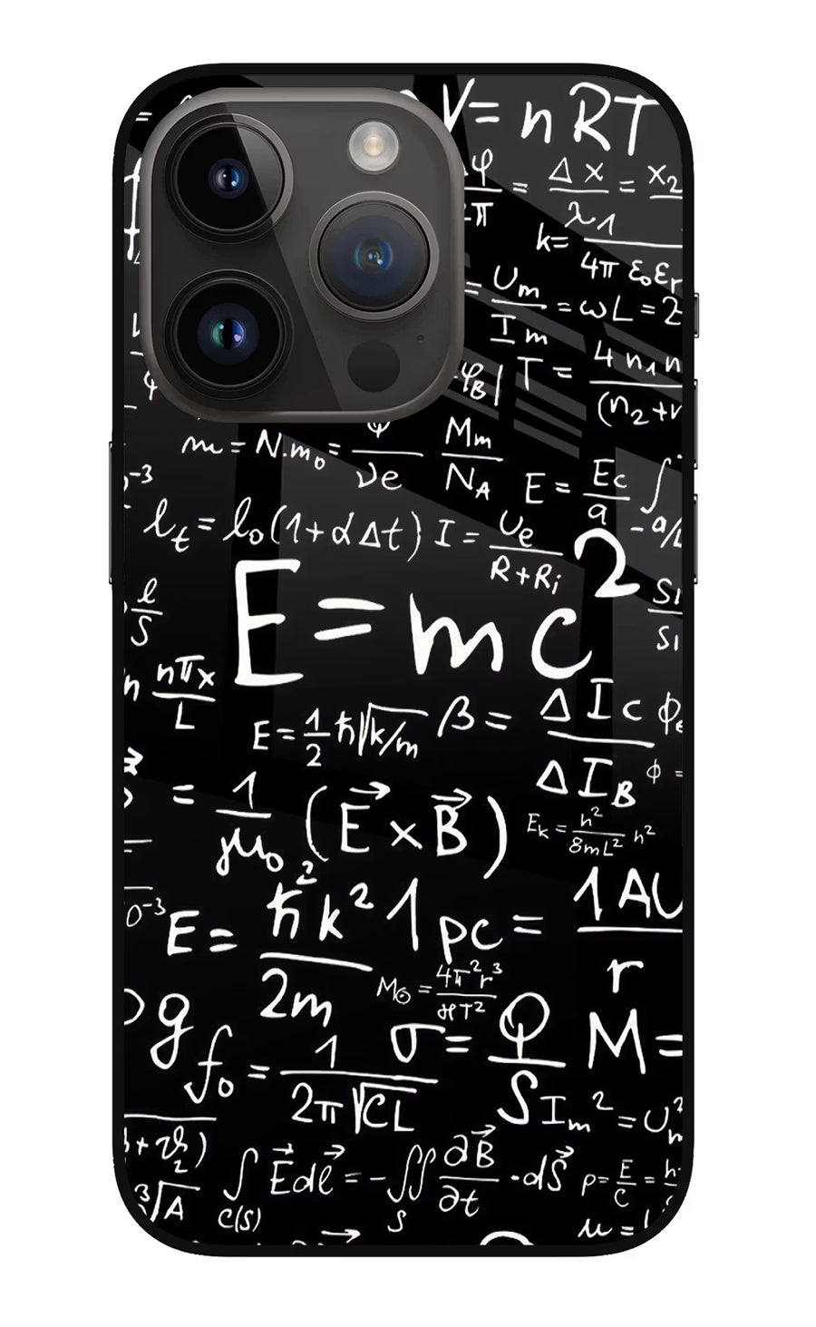 Physics Formula iPhone 14 Pro Back Cover, Metal case