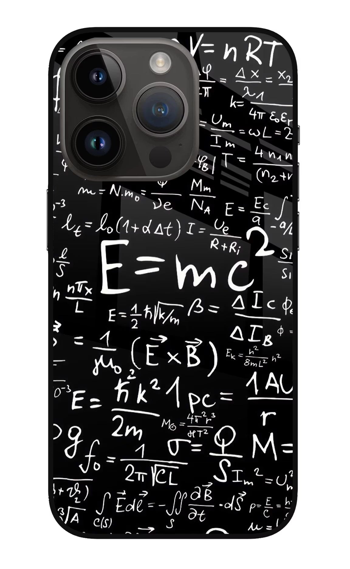 Physics Formula iPhone 14 Pro Glass Case Back Cover by Casekaro
