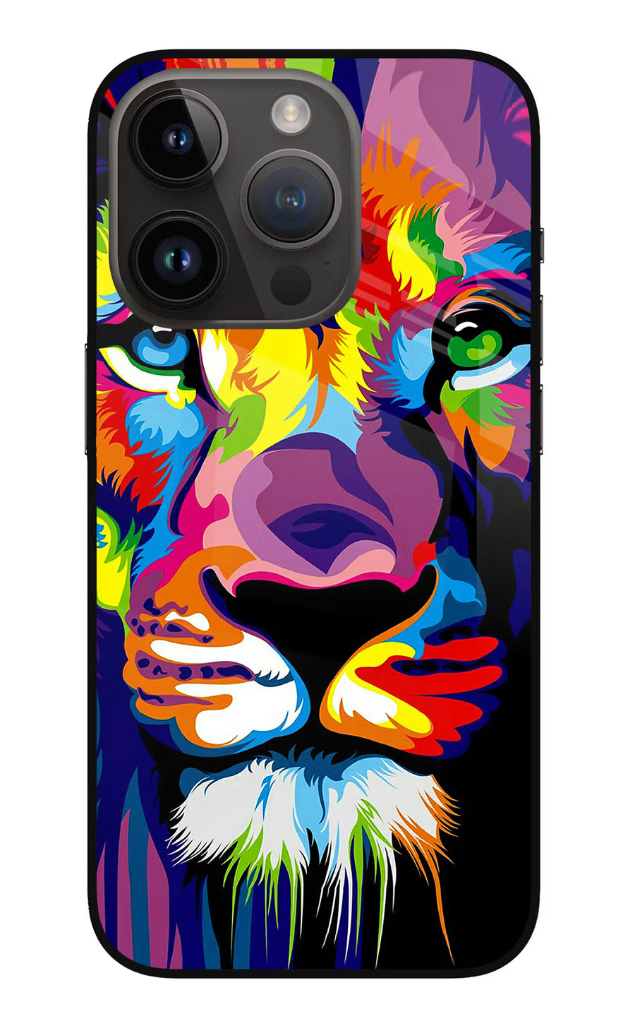 Lion iPhone 14 Pro Back Cover, Metal case
