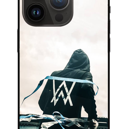 Alan Walker iPhone 14 Pro Glass Case Back Cover by Casekaro