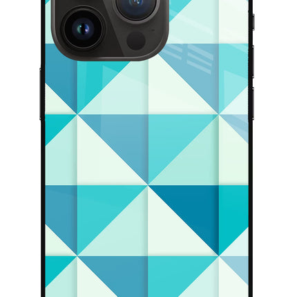 Abstract iPhone 14 Pro Glass Case Back Cover by Casekaro
