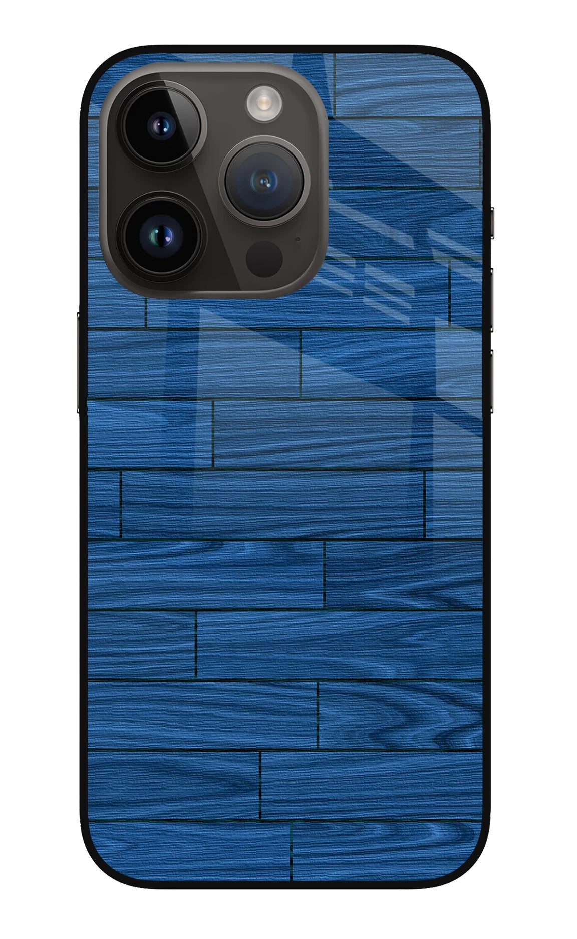 Wooden Texture iPhone 14 Pro Glass Case