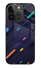 Abstract Design iPhone 14 Pro Glass Case