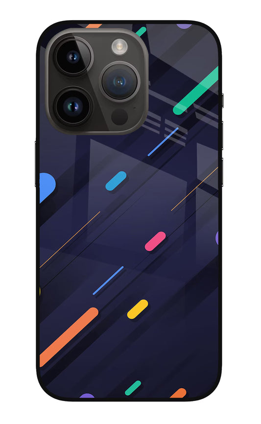 Abstract Design iPhone 14 Pro Glass Case