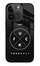 Go Fuck Yourself iPhone 14 Pro Glass Case