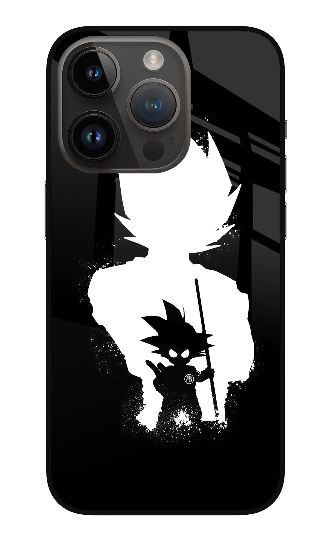 Goku Shadow iPhone 14 Pro Glass Case