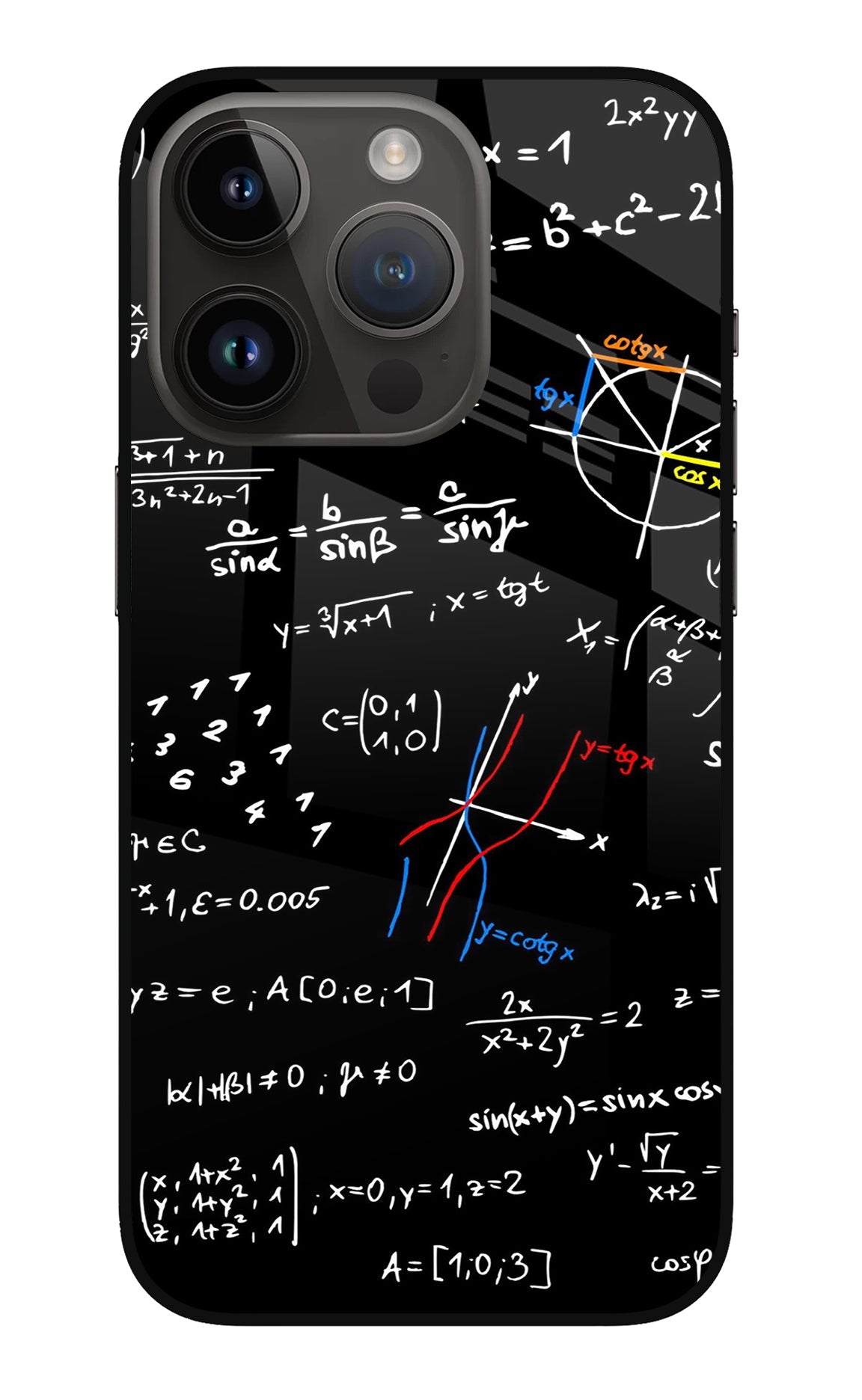 Mathematics Formula iPhone 14 Pro Back Cover