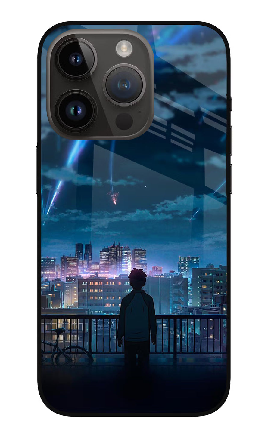 Anime iPhone 14 Pro Back Cover, Metal case
