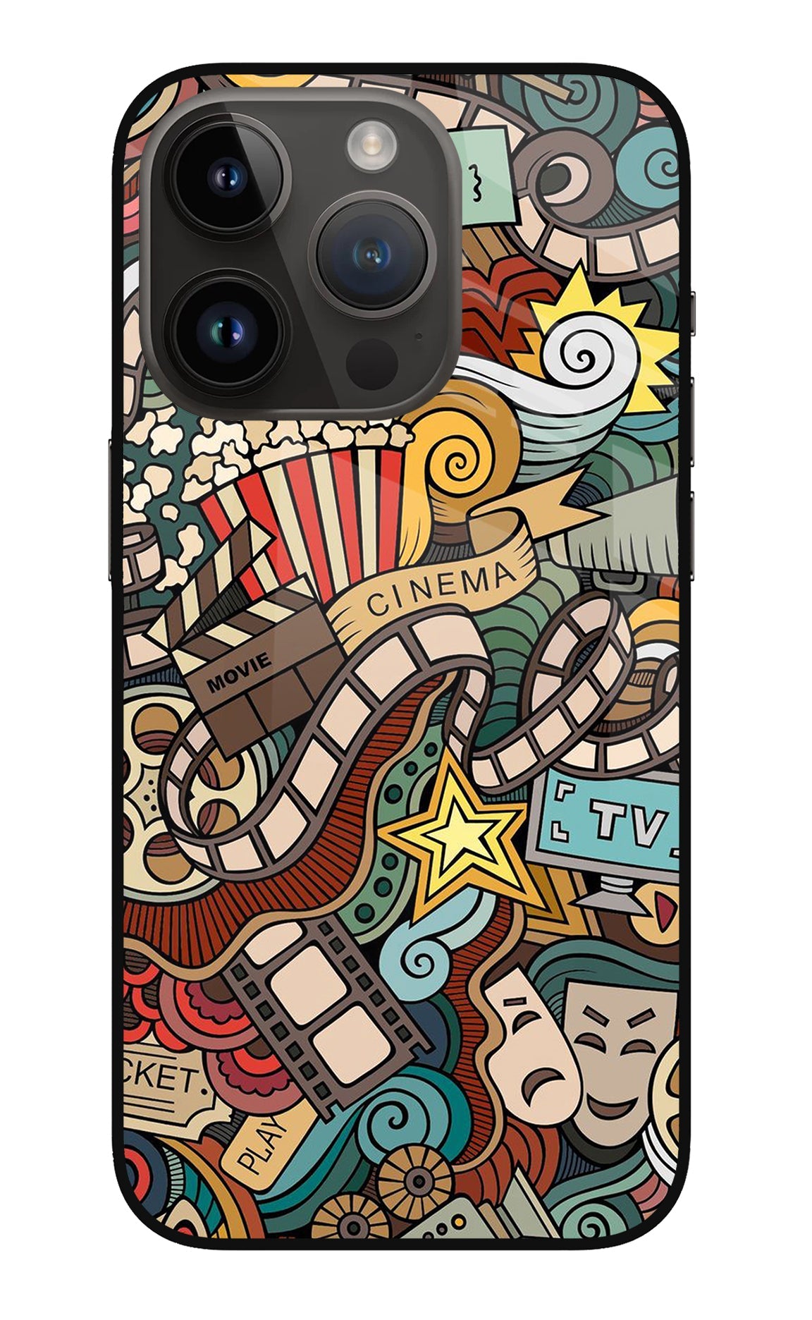 Cinema Abstract iPhone 14 Pro Back Cover