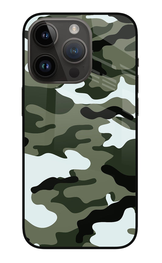 Camouflage iPhone 14 Pro Glass Case