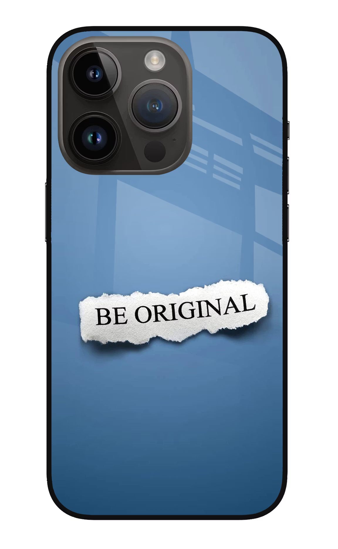 Be Original iPhone 14 Pro Glass Case Back Cover by Casekaro
