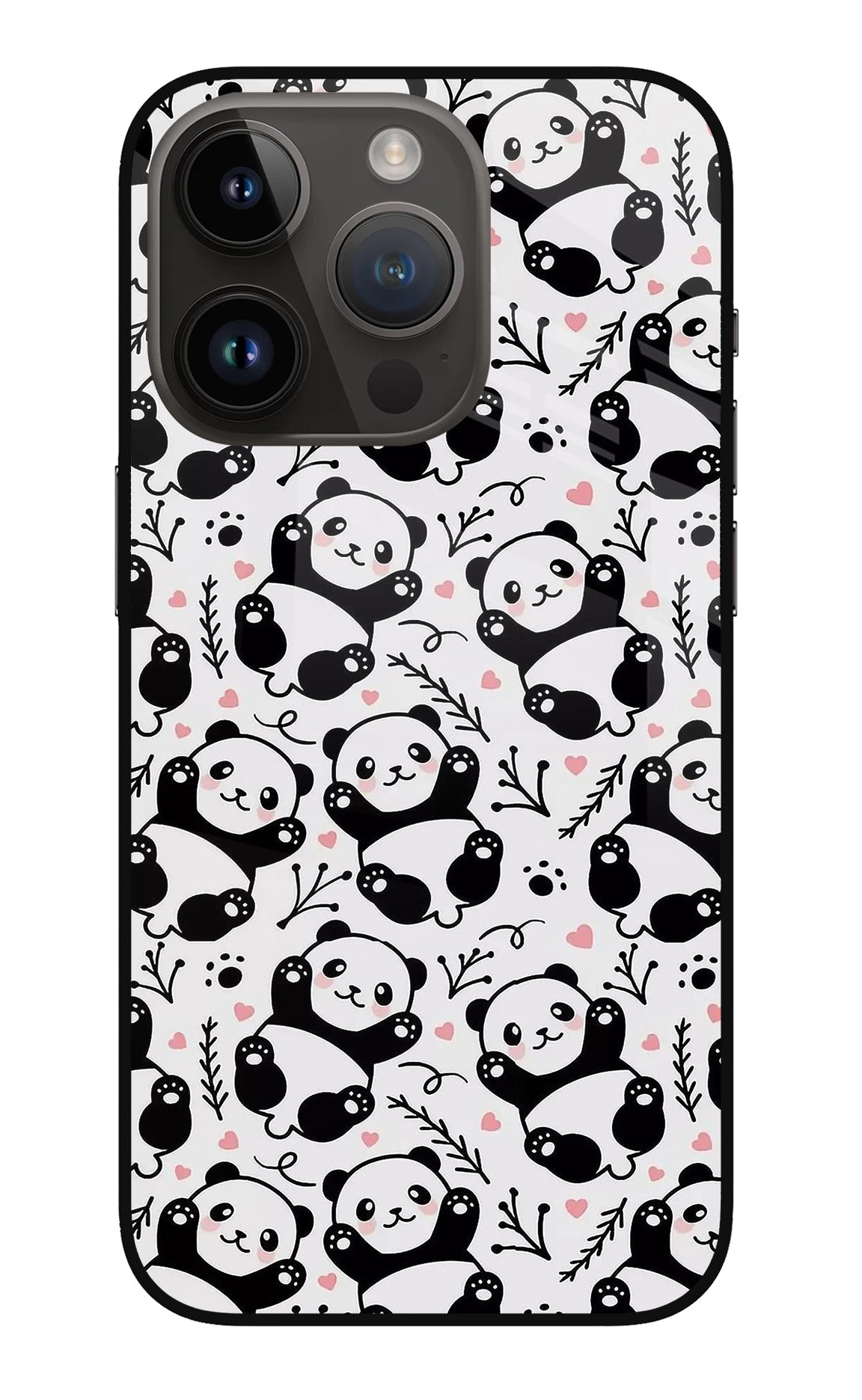 Cute Panda iPhone 14 Pro Back Cover