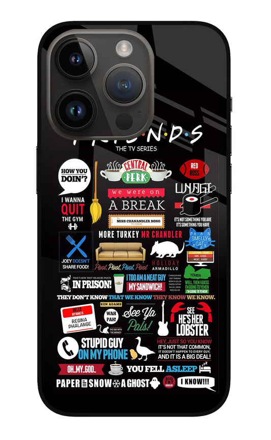 FRIENDS iPhone 14 Pro Glass Case