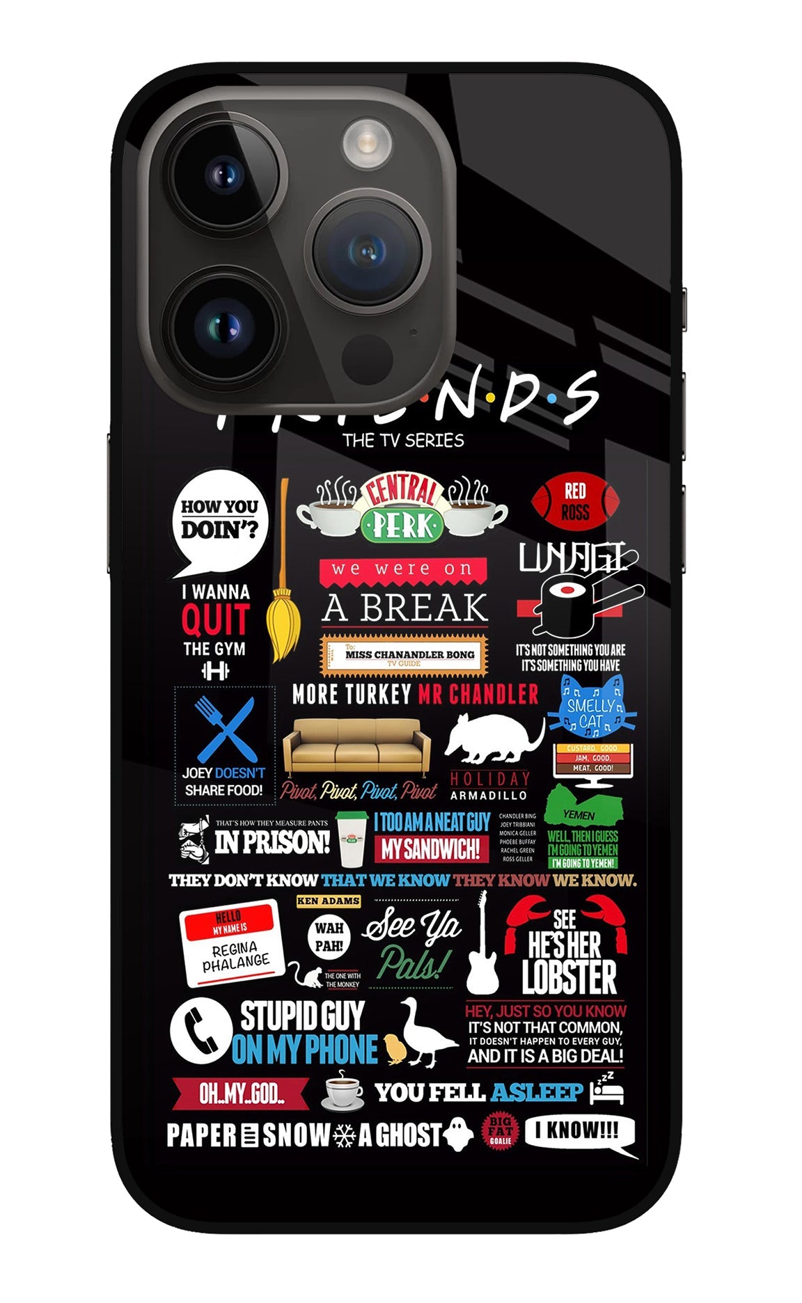 FRIENDS iPhone 14 Pro Back Cover